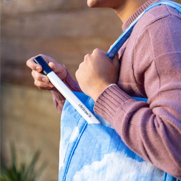 Ultralekki Filtr Słomkowy Do Wody SIP z Etui LifeStraw Apricot