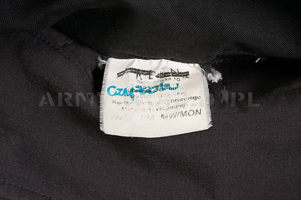 Navy Protective Jacket 128/MW/MON With Lining Black Original New