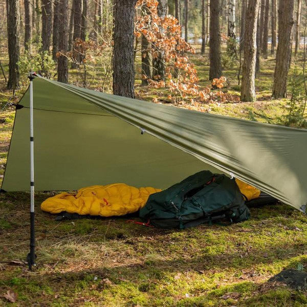 Tarp / Tarponamiot Solo 2,6 x 2,6 m Lesovik Crocodile Green