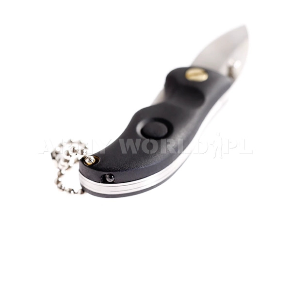 Nóż Składany Brelok Linder Czarny Powystawowy