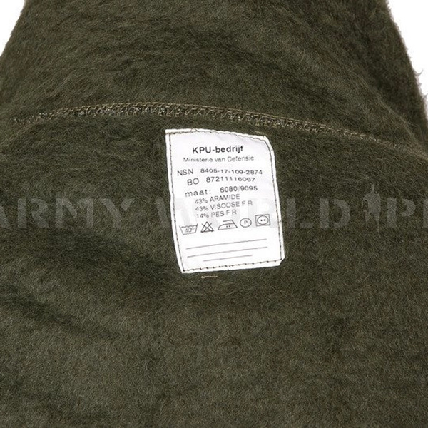 Dutch Army Fleece KPU Olive Original Used  