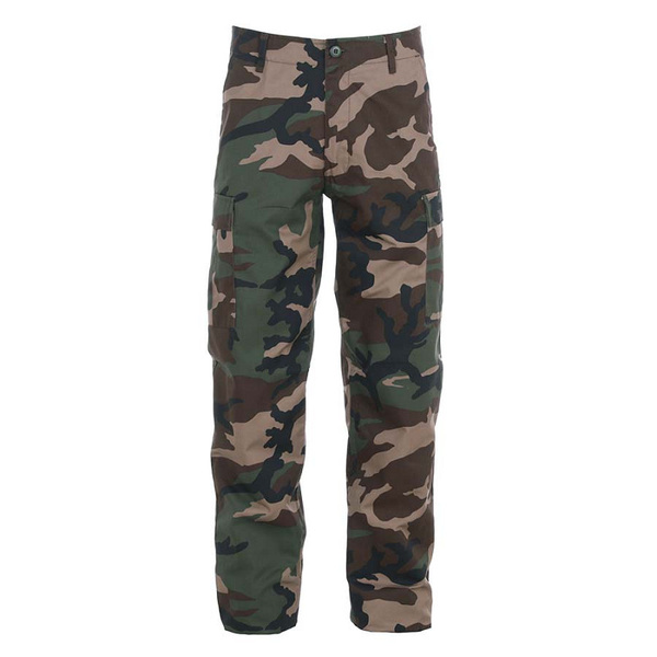 Spodnie Bojówki BDU Combat Fostex Woodland