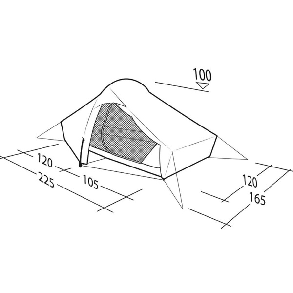 Namiot 2-osobowy Robens Chaser 2 Light Green (130420)