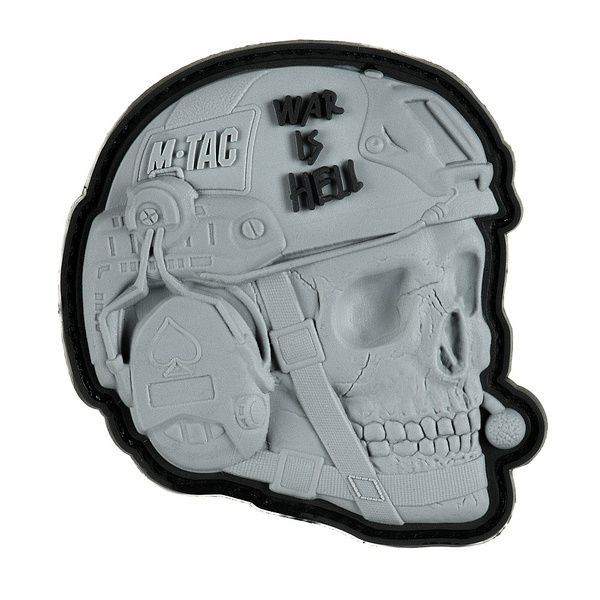Naszywka War is Hell 3D PVC M-Tac Grey (51328011)