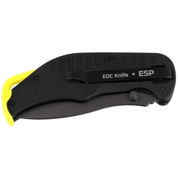 Nóż Składany ESP Black /Yellow (EK-BY-01)