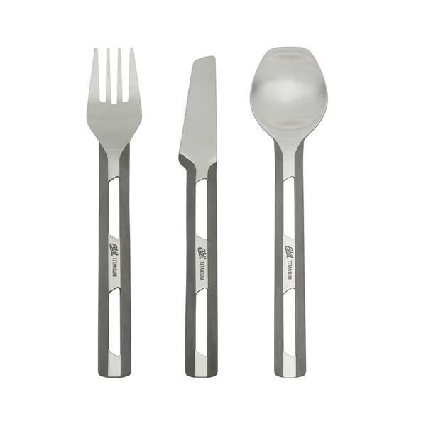 Zestaw Sztućców Cutlery Set Silicon Sleeve Esbit (TC4-TI)