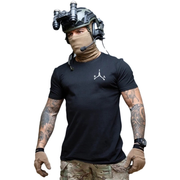 T-Shirt Stay Violent Brothers In Arms Czarny
