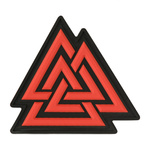 Naszywka Valknut PVC M-Tac Czerwono / Czarna (51163233)