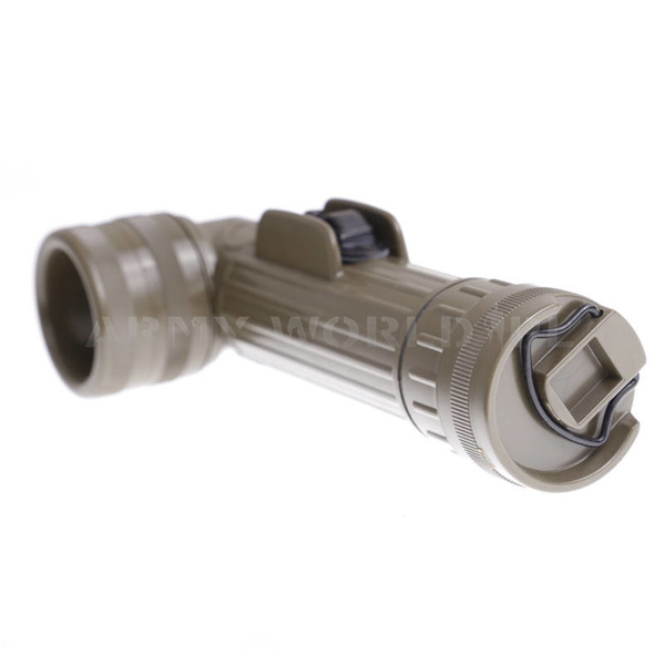 Latarka "Kątowa" Sygnalizacyjna Wojskowa Model BMC ELFA Oryginał Demobil BDB