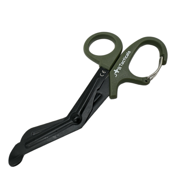 Nożyczki Taktyczne Wielofunkcyjne Medyczne 15cm JB Tacticals Zielone