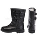 Jackboots 'Skutery' Police Leather Black Czarne 