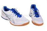 Buty Sportowe ASICS Gel-Rocket B706Y Biało / Niebieskie Oryginał Demobil BDB