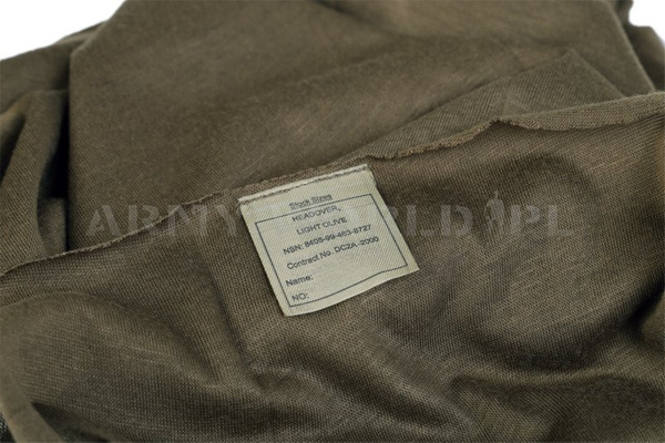 Szalokominiarka Brytyjska HEADOVER Light Olive Oryginał Demobil BDB