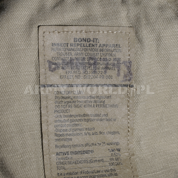 Spodnie Wojskowe Combat Insect Repellent Apparel Multicam Oryginał Demobil DB