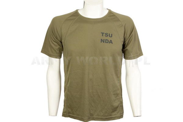 T-shirt Termoaktywny Coolmax Z Naklejką TSU NDA Olive Oryginał Demobil DB