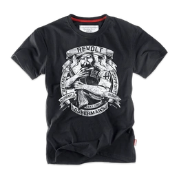 T-shirt Revolt Doberman's Aggressive Czarny 