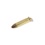 Military  Bullet Pendant  .38 Special 9 x 29 R Brass Original