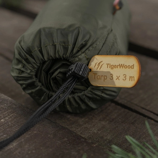 Tarp T2 3x3 m Poland TigerWood Olive /Black