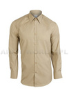 Officer's Long Sleeve Shirt 303/MON Original Khaki New - Set Of 10 Pieces