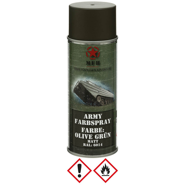 Farba Maskująca / Spray Do Broni 400 ml MFH Mat Olive Green (27375E)