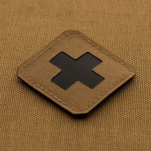 Naszywka Medyk "Medic Cross" M-Tac Coyote / Czarna (51122502)