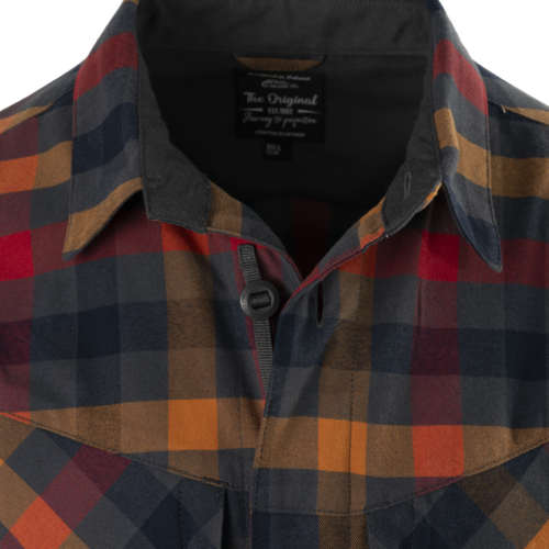 Tactical Shirt MBDU Flannel® Long Sleeve Helikon-Tex Dark Autumn Checkered (KO-MBD-NS-2O)