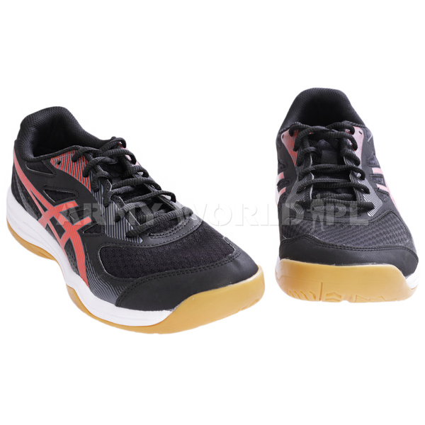 Buty Sportowe ASICS  UPCOURT 5 1071A086 Czarno / Czerwone Nowe