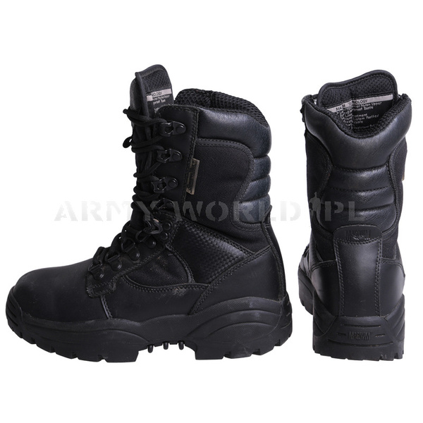 Army Boots Magnum Leather Black Original Used