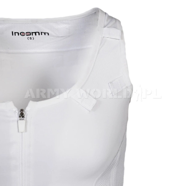 Tajna Kamizelka Ochronna Wojskowa Damska Incomm Biała Oryginał Demobil BDB