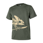 T-shirt Helikon-Tex Full Body Skeleton Olive Green (TS-FBS-CO-02)