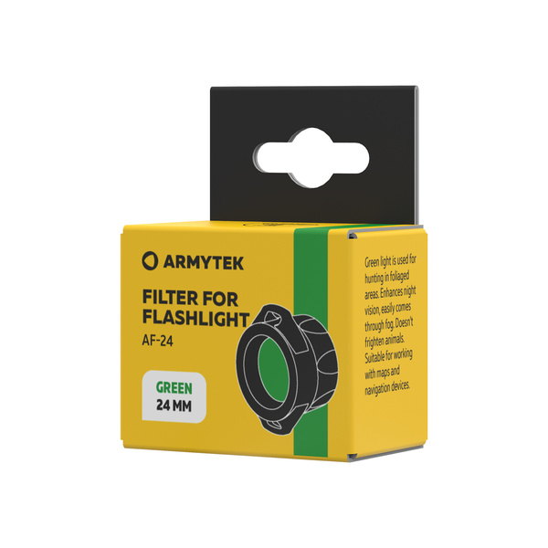 Filtr Green Filter AF-24 Prime/ Partner Armytek Zielony (A006FPP)