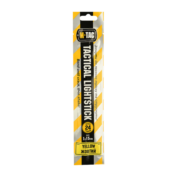 Światło Chemiczne 15 x 150 mm Lightstick M-Tac Żółte (711500424-Y)