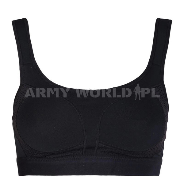 Biustonosz Sportowy Czarny Nowy