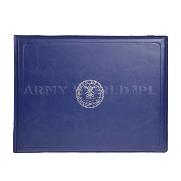 Case / File For Documents US Army Navy Blue Original Used