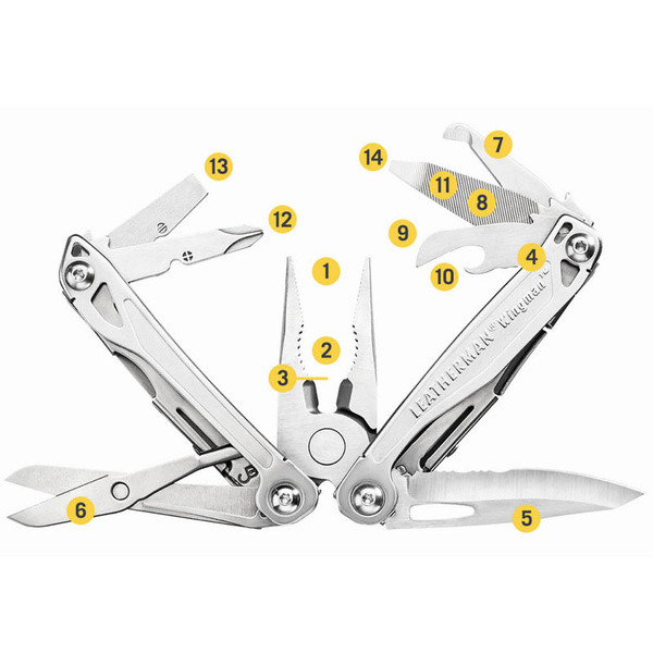 Multitool Leatherman® Wingman Stainless + Futerał