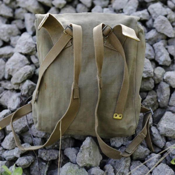 Plecak Holenderski Brezentowy Coyote Oryginał Demobil BDB