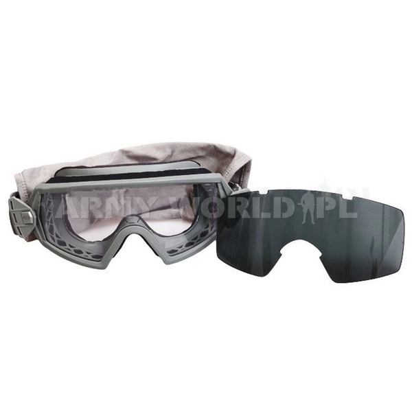 US Army Ballistic Goggles Smith Optics Elite Division + 2 Lenses Genuine Military Surplus New 