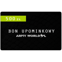 Bon Upominkowy Armyworld Wartość 500 zł 