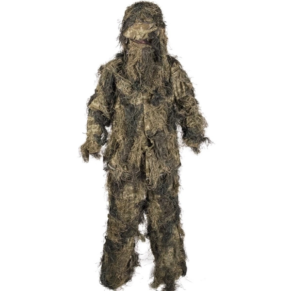 Strój Maskujący Snajpera Mil-Tec Ghillie Suit "Anti Fire" 4PC Woodland 