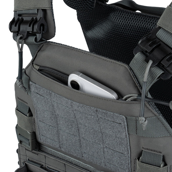 Kamizelka Taktyczna QR Plate Carrier Lasercut 101 Inc. Wolf Grey (129794)