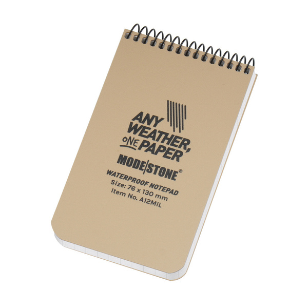 Notes Wodoodporny 76 x 130 mm Modestone AnyWeather Tan (A12MIL)