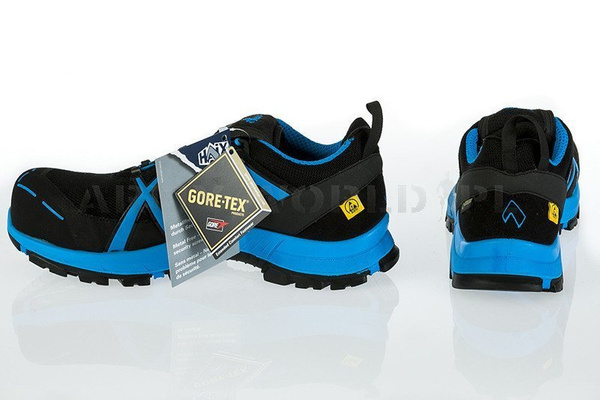 Buty Robocze Haix BLACK EAGLE Safety 40 Low Gore-Tex Black / Blue (610001) Nowe III Gatunek