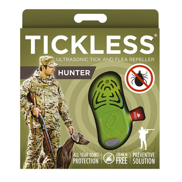 Ultradźwiękowa Ochrona Przed Kleszczami TickLess Hunter - Green