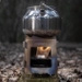 Kuchenka Fortress Titanium Wood Stove Fire - Maple