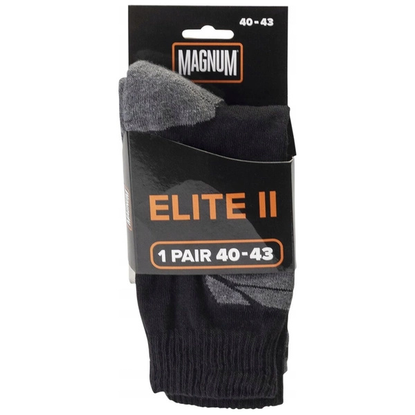 Skarpety Elite Sock II Magnum Czarne / Szare