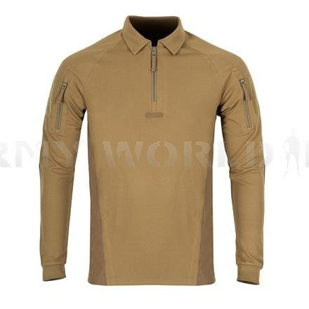 Range Polo Long Sleeve Shirt Helikon-Tex Coyote (PD-RNG-TC-11)