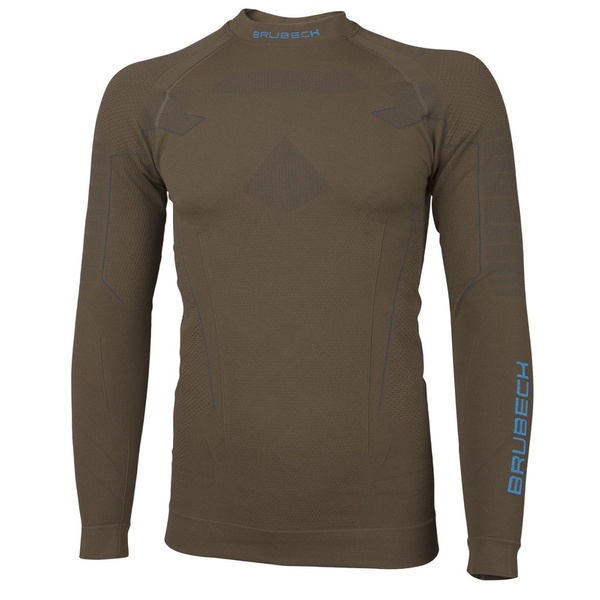 Bluza Męska Thermo Nilit Heat Brubeck Khaki (LS13040)