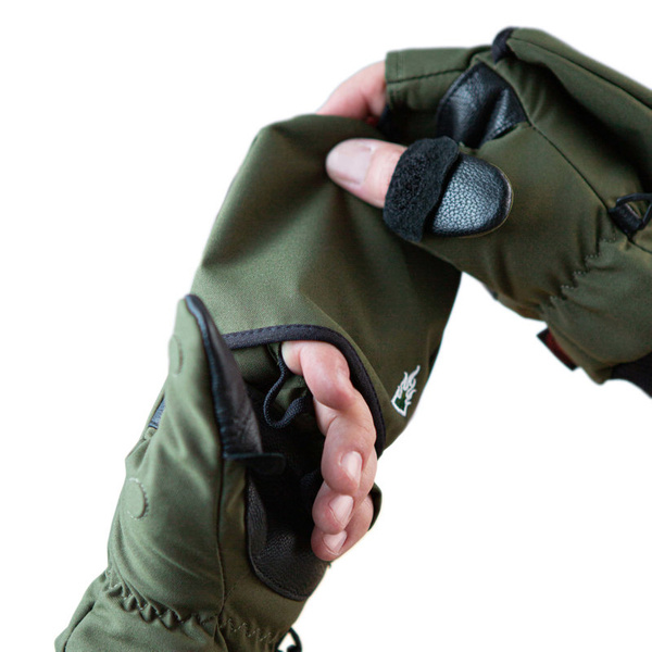 Rękawice Taktyczne HEAT 2 Softshell The Heat Company Tarmac - Brązowe