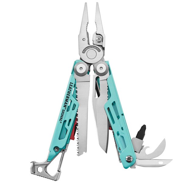 Multitool Leatherman Signal Aqua Stainless + Futerał (833187)