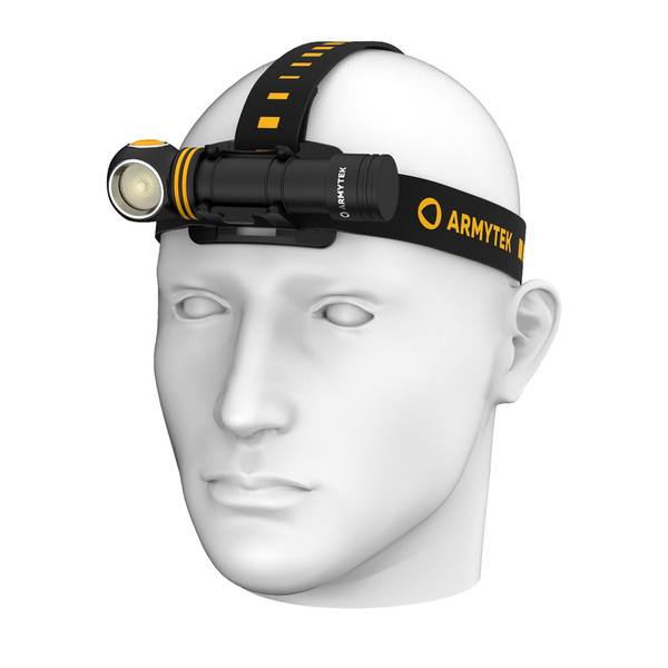 Latarka Czołowa Armytek Elf C2 USB-C 1100 lm White Czarna (F05103C)